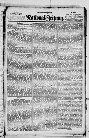 Nationalzeitung vom 04.06.1889