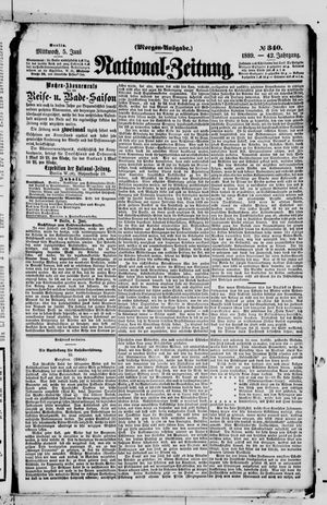 Nationalzeitung on Jun 5, 1889
