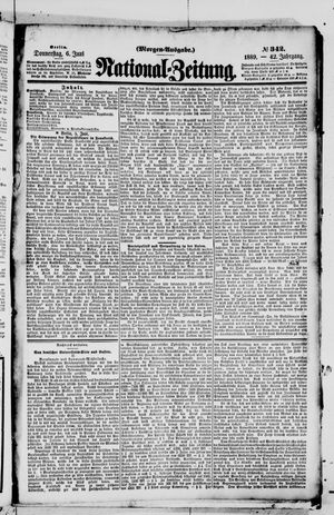 Nationalzeitung vom 06.06.1889