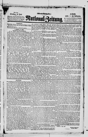 Nationalzeitung on Jun 11, 1889