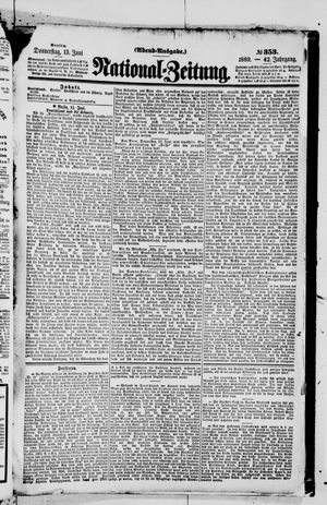 Nationalzeitung vom 13.06.1889