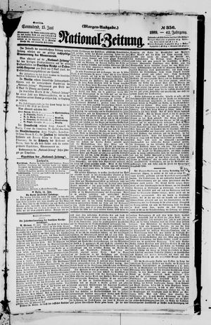 Nationalzeitung vom 15.06.1889