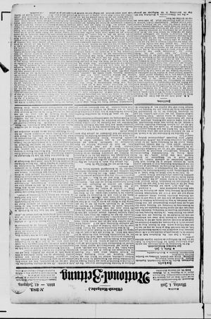 Nationalzeitung vom 01.07.1889