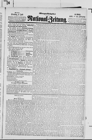 National-Zeitung on Jul 2, 1889