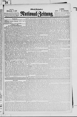 National-Zeitung vom 03.07.1889