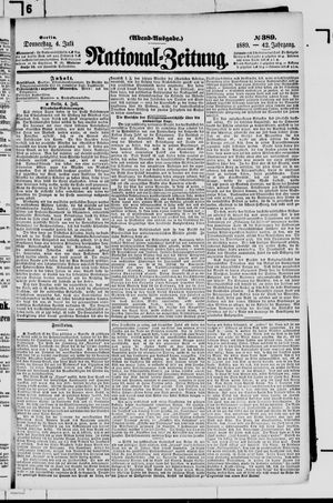 Nationalzeitung on Jul 4, 1889