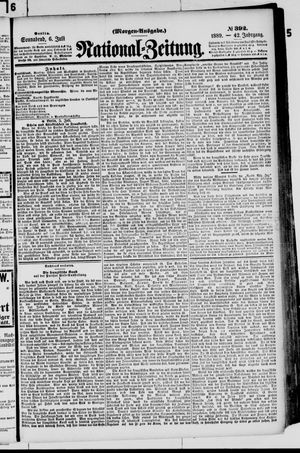 Nationalzeitung vom 06.07.1889