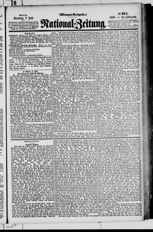 Nationalzeitung vom 07.07.1889