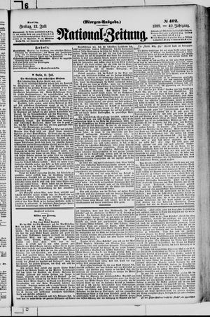Nationalzeitung vom 12.07.1889