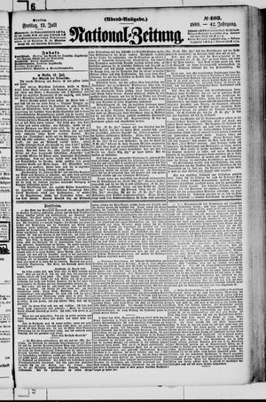 Nationalzeitung vom 12.07.1889