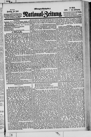 Nationalzeitung vom 19.07.1889
