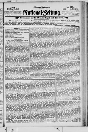 Nationalzeitung vom 23.07.1889