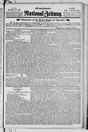Nationalzeitung on Jul 30, 1889
