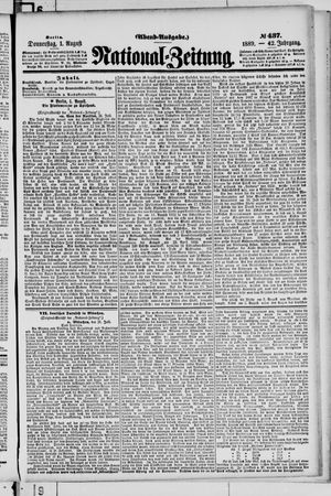Nationalzeitung on Aug 1, 1889