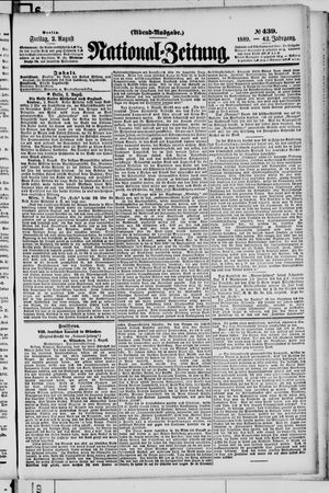 Nationalzeitung on Aug 2, 1889