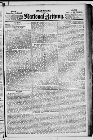 Nationalzeitung on Aug 22, 1889