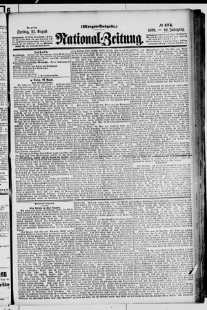 Nationalzeitung on Aug 23, 1889
