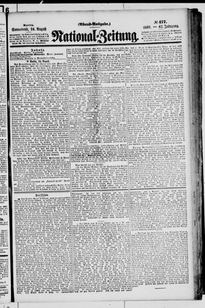 National-Zeitung vom 24.08.1889