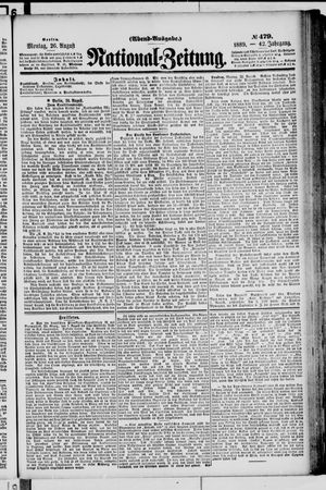 Nationalzeitung on Aug 26, 1889