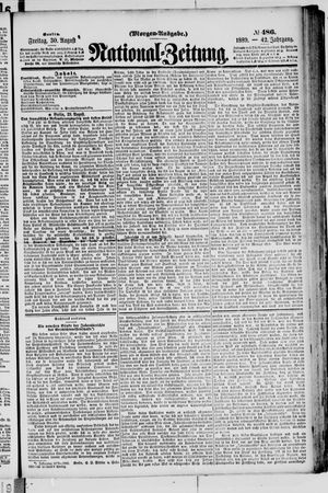 National-Zeitung vom 30.08.1889