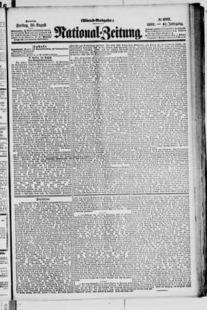 National-Zeitung vom 30.08.1889