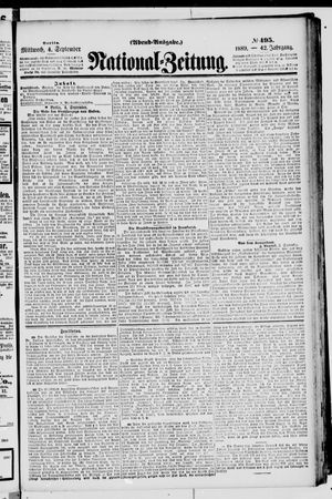 National-Zeitung vom 04.09.1889