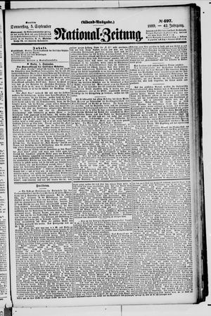 National-Zeitung vom 05.09.1889