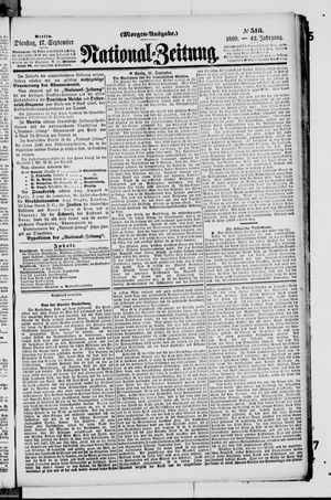 National-Zeitung vom 17.09.1889