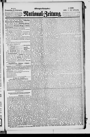 National-Zeitung vom 19.09.1889