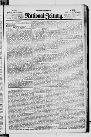 National-Zeitung vom 20.09.1889