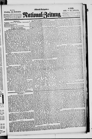 National-Zeitung vom 24.09.1889