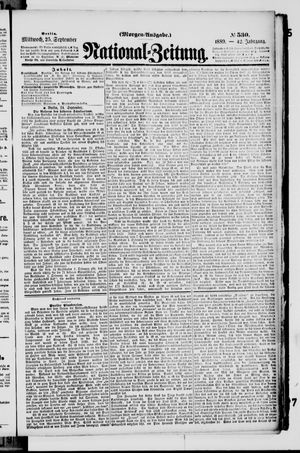 National-Zeitung vom 25.09.1889