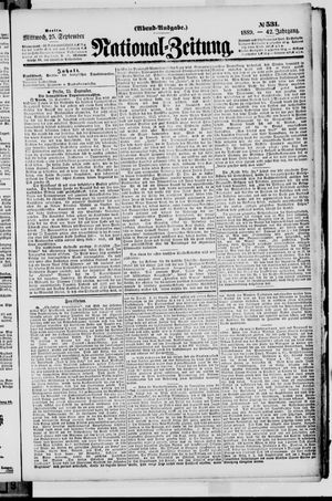 National-Zeitung vom 25.09.1889