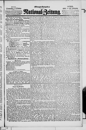 National-Zeitung vom 03.10.1889