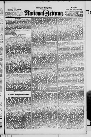 National-Zeitung vom 04.10.1889