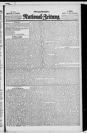 National-Zeitung vom 09.10.1889