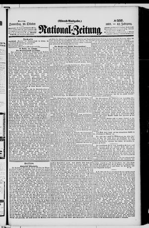 National-Zeitung on Oct 10, 1889