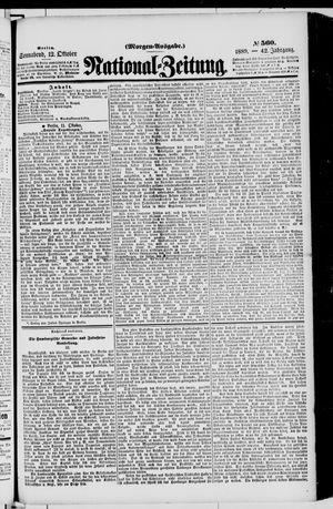 National-Zeitung vom 12.10.1889