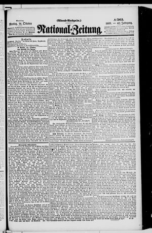 National-Zeitung on Oct 14, 1889