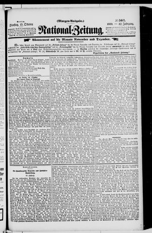 National-Zeitung vom 15.10.1889