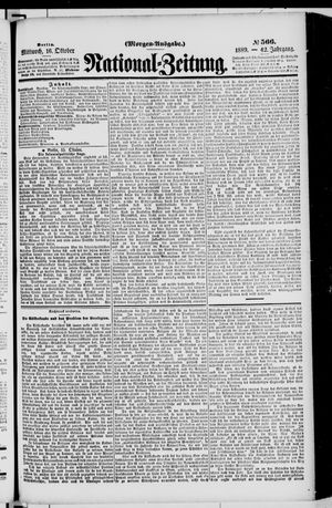 National-Zeitung on Oct 16, 1889