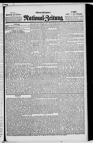 National-Zeitung on Oct 16, 1889