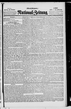 National-Zeitung vom 28.10.1889