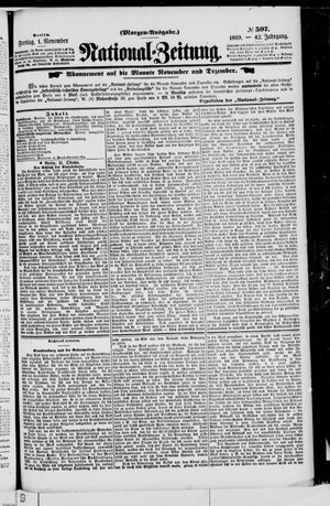 National-Zeitung vom 01.11.1889