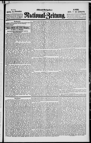 National-Zeitung vom 15.11.1889