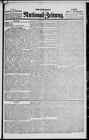 National-Zeitung vom 16.11.1889