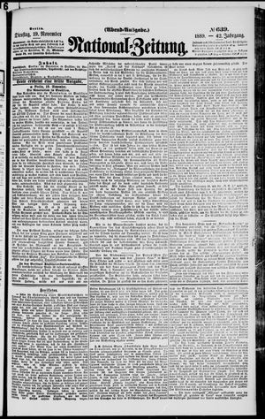 National-Zeitung vom 19.11.1889