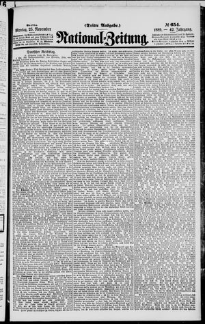 National-Zeitung vom 25.11.1889