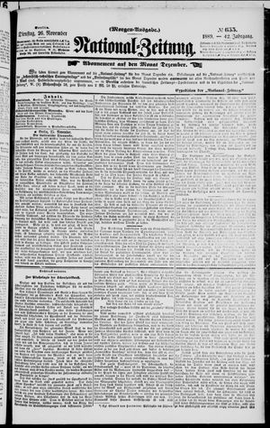 National-Zeitung vom 26.11.1889