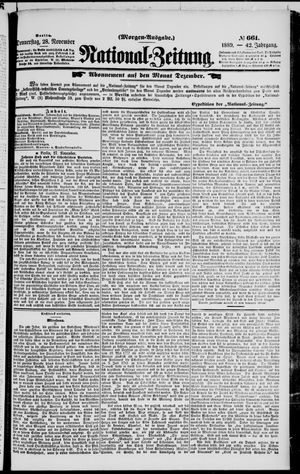 National-Zeitung on Nov 28, 1889
